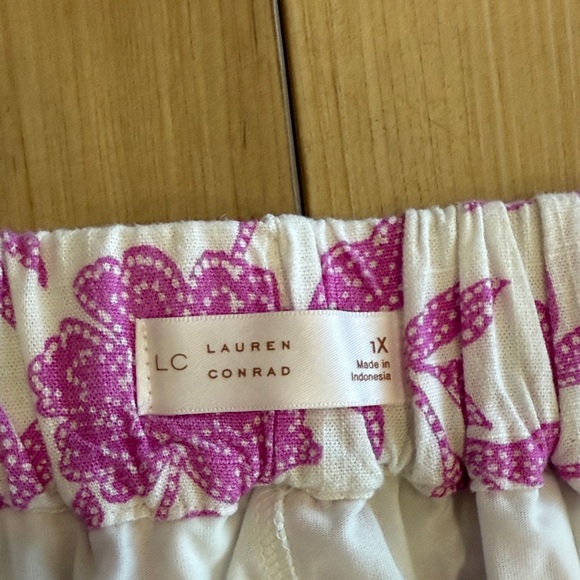 Lauren Conrad Floral Pink Skirt - Picture 2 of 4
